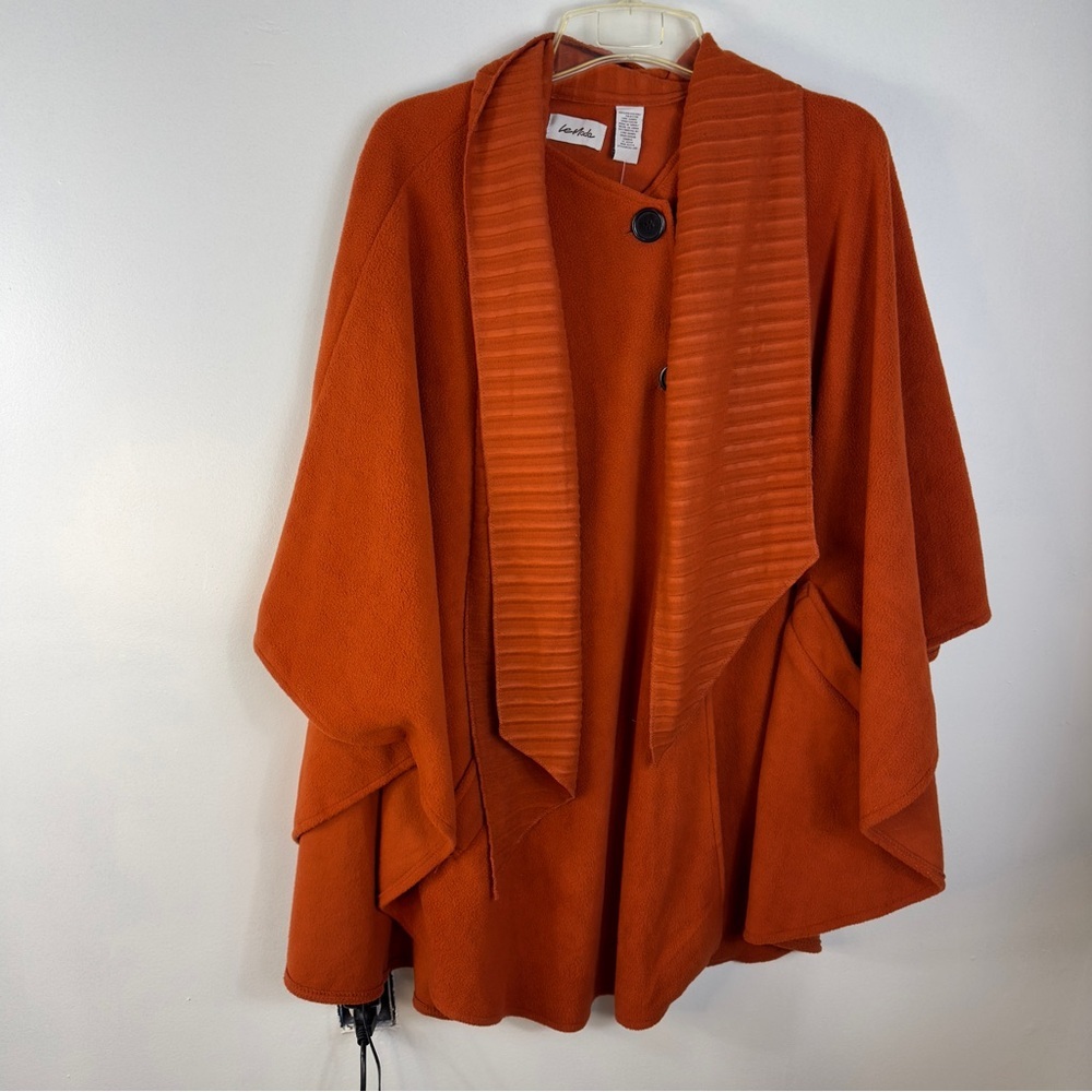 Lemode one size new with tag pleated scarf wrap spice orange. Pockets beautiful